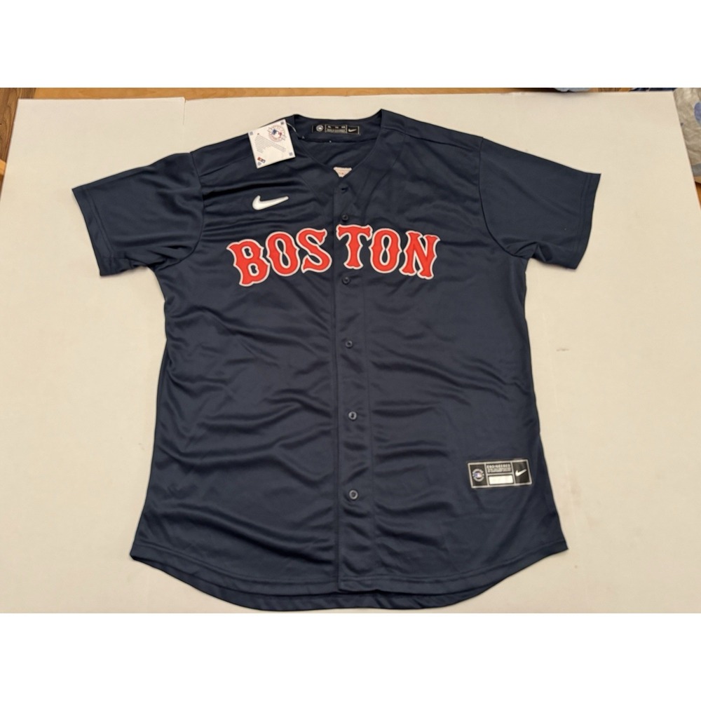 Nike Authentic Boston Red Sox Verdugo MLB Baseball Navy Jersey Men's Size XL NWT